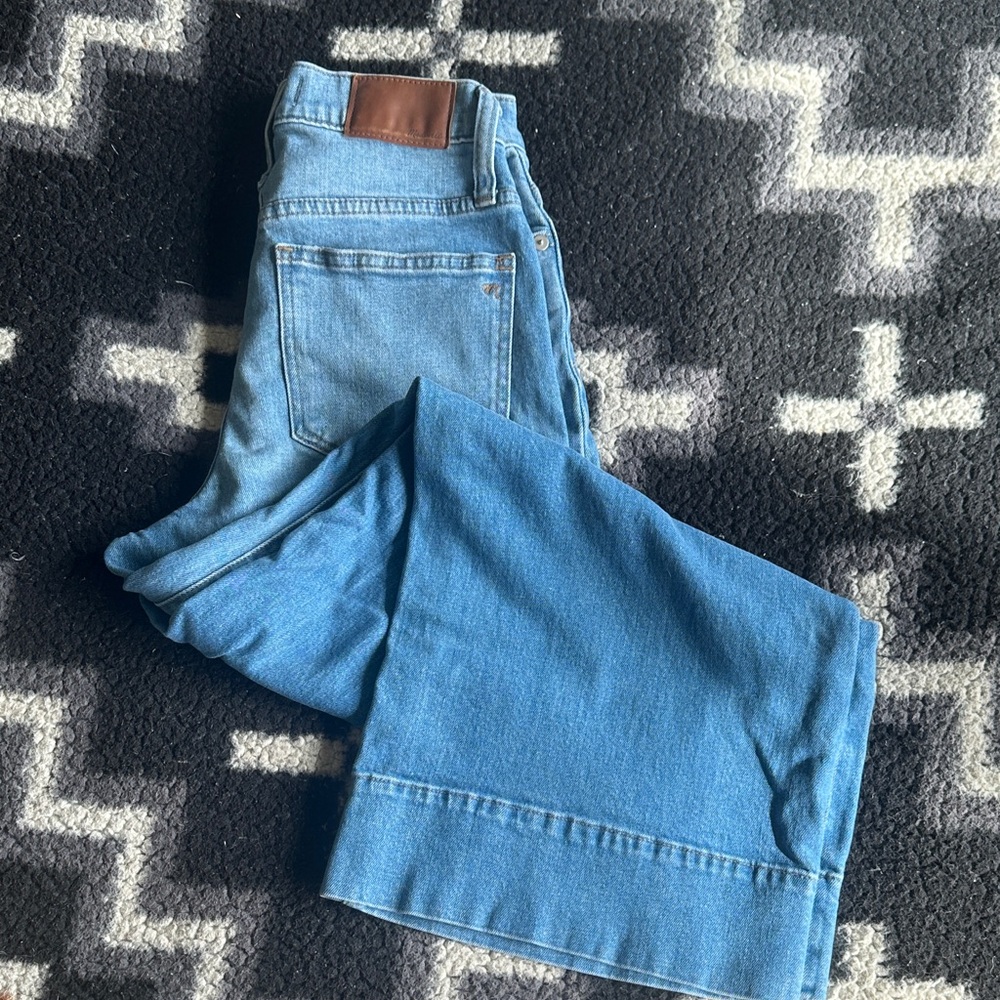 Madewell Blue Flare & Wide Leg Jeans